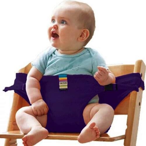New Baby Dining Chair Safety Belt Portable Seat Lunch Chair Seat Stretch Wrap Feeding Chair Harness baby Booster Seat