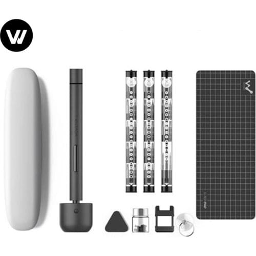 Wowstick 1F Pro Home Essential Electric Screw Driver LED Light Aluminium 1F+ Phone DIY Repair Tools 1F Plus Screwdriver