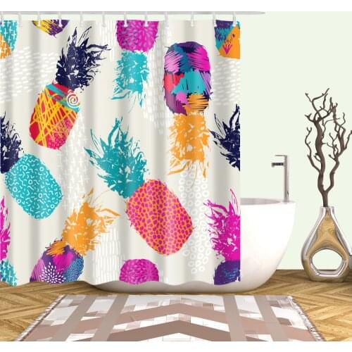 Halloween Green plant cactus shower curtain Bathroom Waterproof Shower Curtains With Plastic Hooks Private bathroom gift C0608