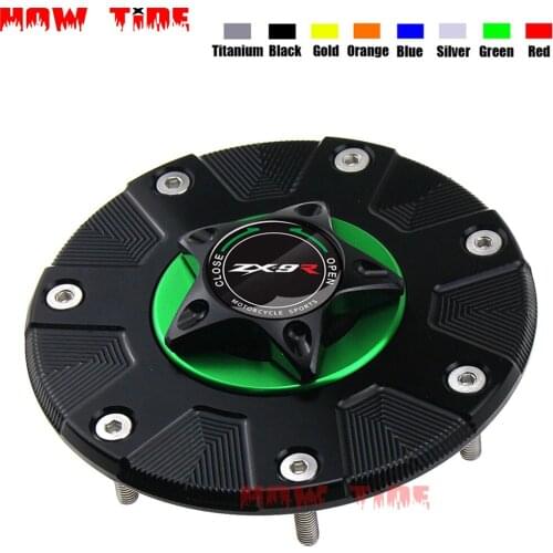 ZX-9R Gas Fuel Tank Cover for Kawasaki ZX9R ZX 9R 1994-2003 Motorcycle Accessories CNC Aluminum Oil Cap Motorbike