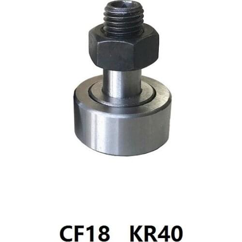 10pcs/lot CF18 KR40 Cam follower Stud type track rollers Needle Bearings KRV40
