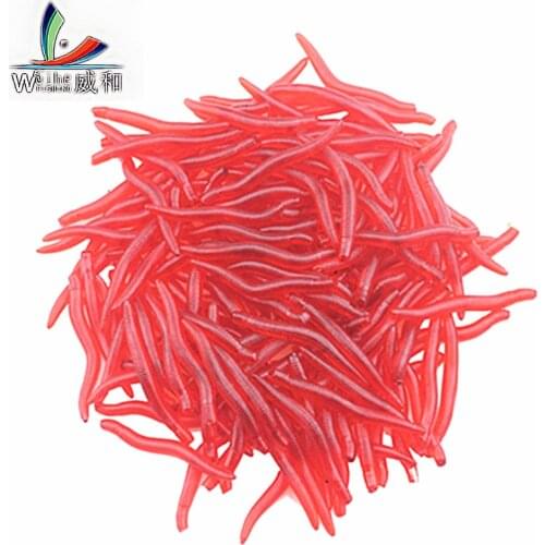 30PCS/Bag Fishing Bait35mm Artificial Silica gel Worm Soft Bait Wobbler Jig SwimBait Minnow Perch Carp Fishing tackle Crank bait