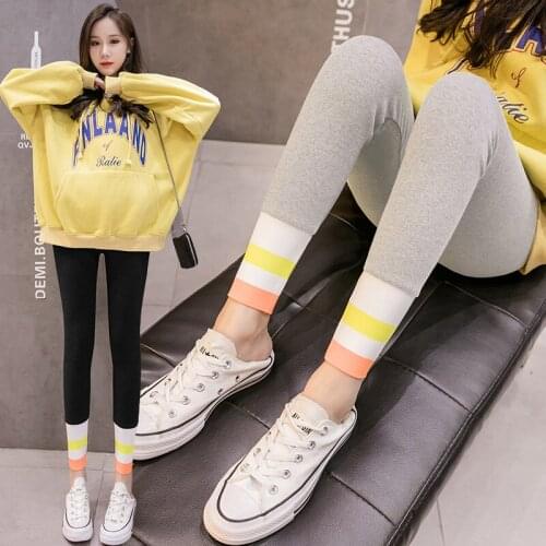 607# Maternity Pants Spring Autumn Support Abdomen Elastic Waist Belly Support Pants Maternity Leggings Maternity Trousers