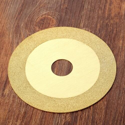 100mm 4" Titanium Coated Diamond Slice Grinding Wheels Polishing Cutting Disc Circular Saw Blade for Angle Grinder Glass Ceramic