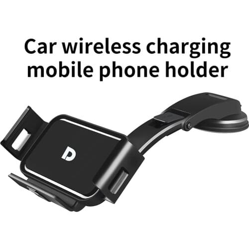 Car Wireless Charger 10W Auto Clamping Phone Mount Holder for XiaoMi Samsung Galaxy Fold Z Fold 2 iPhone 11 XS Max Huawei Mate X