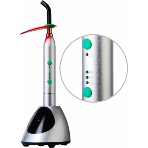 Wireless Cordless Dental LED Orthodontics Cure Curing Light 2000mw/cm Lamp Dentist D8 High Power