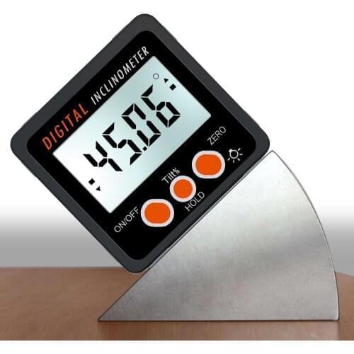Digital Protractor Inclinometer Level Box Level Measuring Tool Electronic Angle Meter Angle Finder Angle Gauge Magnetic Base