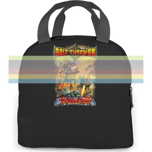 Death Metal Choose Yours Different Designs Att He Gates Auy Brujeria New women men Portable insulated lunch bag adult