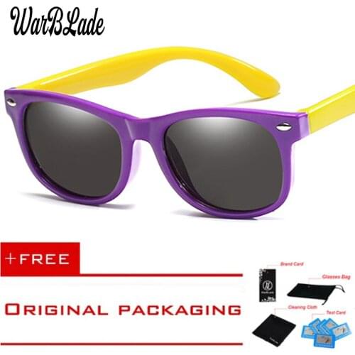 Children Polarized Sunglasses TR90 Baby Classic Fashion Eyewear Kids Sun glasses boy girls sunglasses UV400 Oculos WarBlade 2020