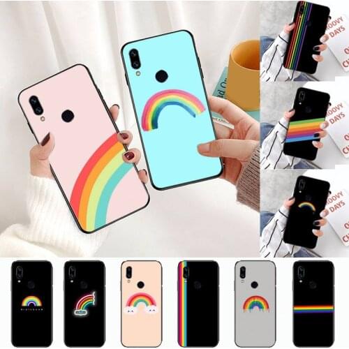 Gay Lesbian LGBT Rainbow Pride Phone Case For Xiaomi Redmi Note 4 4x 5 6 7 8 pro S2 PLUS 6A PRO