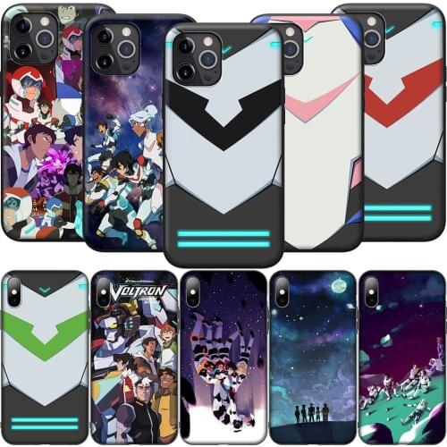 GX111 keith Voltron Legendary Defender Silicone Soft Case for iPhone 13 12 Mini 11 Pro XS Max XR X 8 7 6 6S Plus 5 5S SE 2020
