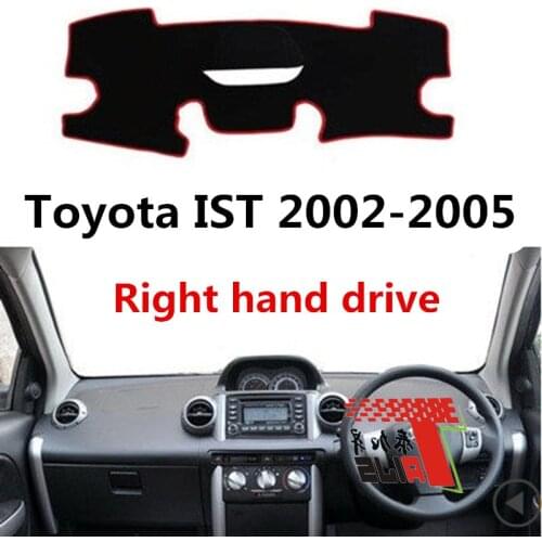 Taijs Good Quality Car Dashboard Mat for Toyota IST 2002 2003 2004 2005 2006 Right hand drive Hot Selling Anti-lighting Product