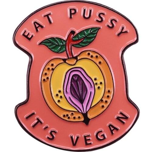 Show off your vagina pin to the office rally feminist events the voting booth personal female style