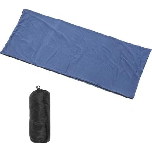Envelope Type Sleeping Bag Fleece Warm Sleeping Bag Outdoor Camping Hunting Portable Lightweight High Capacity Sleeping Bag