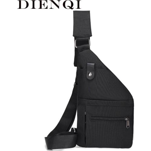 Anti-theft Mens Waterproof Oxford Crossbody Bag Over The Shoulder Sling Bag Short Travel Messenger Chest Pack For Male celular