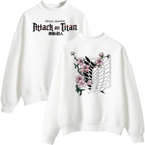 Attack on Titan Fashion Loog Sleeve Sweatshirt Hoodie Sportswear Street Style Casual Men Women Unisex