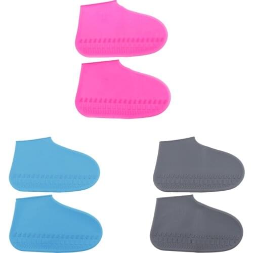 Unisex Rain Shoe Covers Sole Overshoes Boot Cover Shoe Protector Recyclable