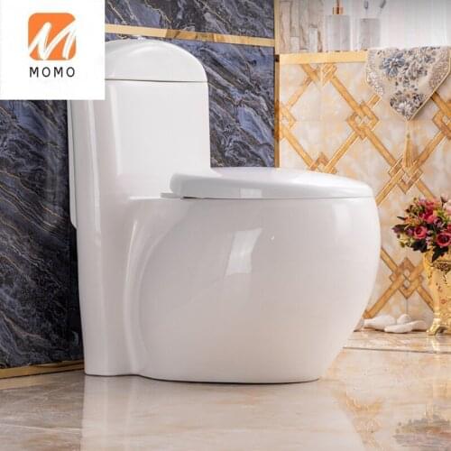 Toilet toilet new round anti-smelling large-caliber household toilet silent siphon toilet Biological Toilet Closestool