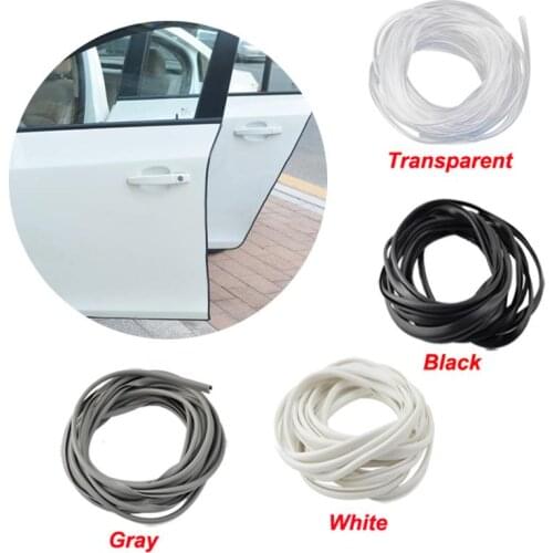 Universal Car Door Edge Scratch Plate Seal Strip Protection Rubber Trim Car Shape For Audi BMW Volkswagen Ford SUV Dropshipping