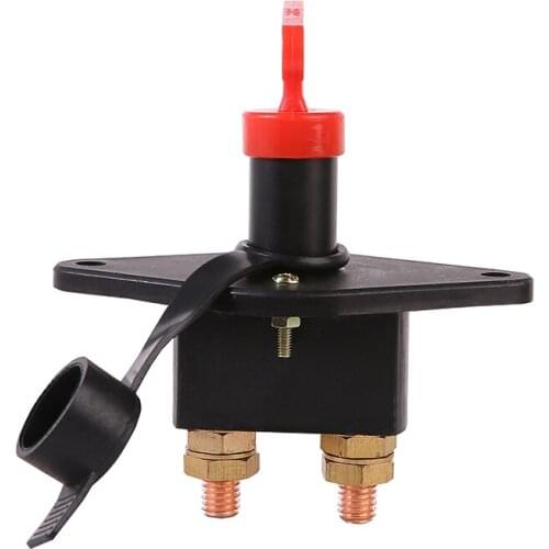 24V Truck Boat Car Battery Disconnect Switch Auto Accessories Vehicle Parts Battery Isolator Power Isolator Cut Off Kill Switch