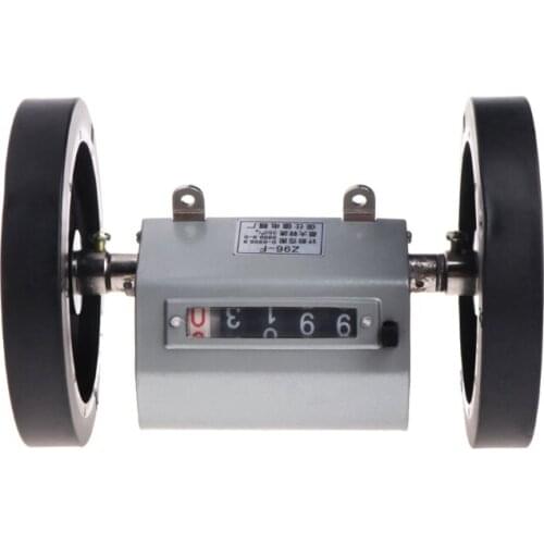 Z96-F Mechanical Length Distance Meter Counter Double Rolling Wheel 0-9999.9m