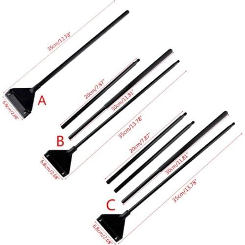 1 Set Aluminum Alloy Aquarium Algae Cutter Fish Tank Scraper Cleaner Aquatic Water Living Plants Grass Removal Tool