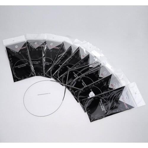 1 set 11 size Home Sewing Tools Accessory 11pcs 26" 65cm Stainless Steel Circular Knitting Needles Size UK6--16
