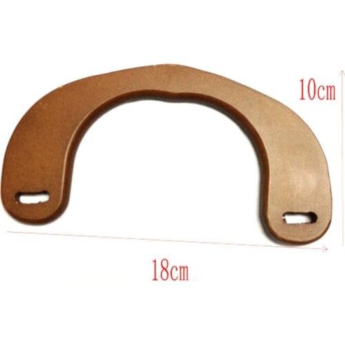 18 x 10 cm Brown wooden purse handles ,purse frame