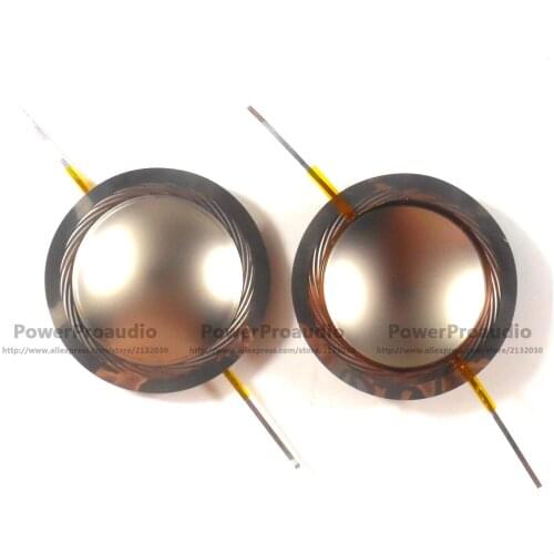 2PCS Titanium Diaphragm For B&C DE500 DE400 DE200 Flat Wire VC 44.4mm 8 Ohm