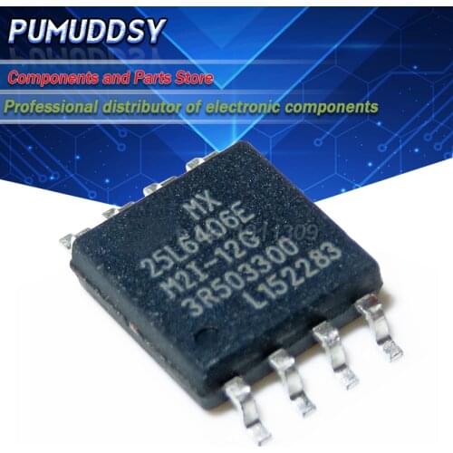5PCS MX25L6406EM2I-12G 25L6406E MX25L6406E MX25L6406EM2I FLASH 64MBIT 86MHZ SOP8 Best quality IC