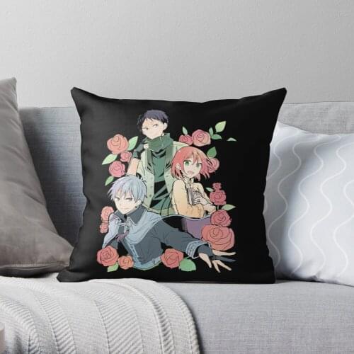 Akagami No Shirayuki-hime Throw Pillow Cushion Cover Polyester Throw Pillows Case On Sofa Home Living Room Car Seat Decor