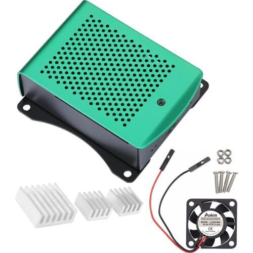 Raspberry Pi 3 Case Aluminum Heatsink Metal Enclosure Case RPI 3 Raspberry Pi 3 Model B Cooling fan Heat sink