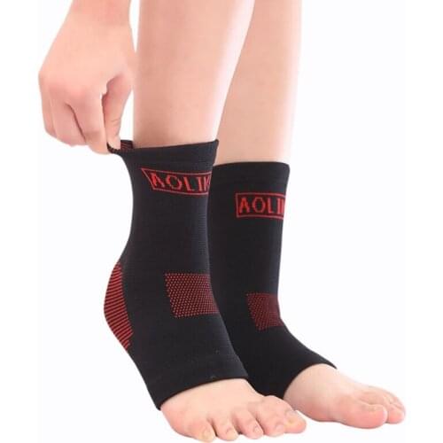 Aolikes Gym Badminton Basketball Breathable Nylon Ankle Support Super Elastic Sports ankle Protector
