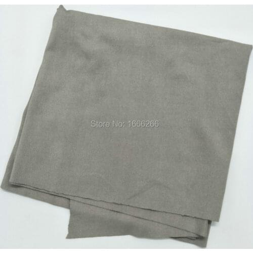 Block Emf 100% Silver Fiber Coated Fabric With 4-Ways Stretch By Yarn Dyed