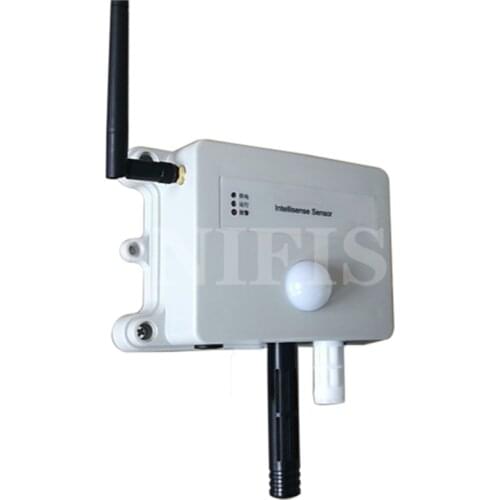 Air temperature and humidity sensor, CO2 sensor, light sensor, ammonia 5 in 1 wireless sensor, LoRa upgrade version