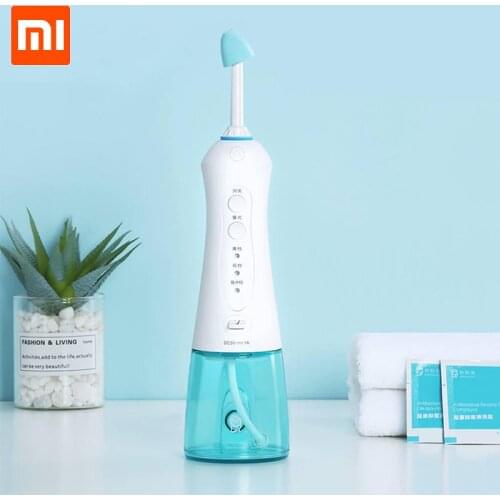 Xiaomi Miaomiaoce Electric Nasal Irrigator Washing 360 degrees Rotation Clean Nose for Allergic Rhinitis Nasal Congestion Sneeze