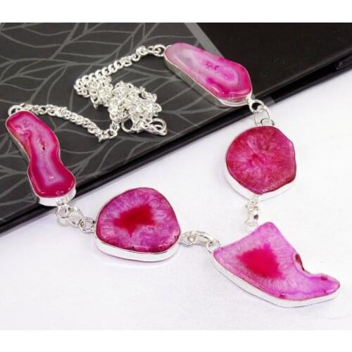 Soalr Quartz Necklace , 48.5 cm, N0383