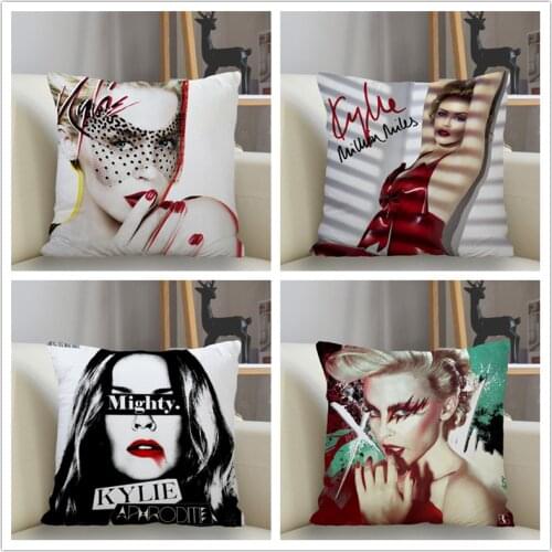 Musife Custom Kylie Minogue Pillowcase Sofa Decorative Cushion Cover Pillowcase Home Decor Drop Shipping Wholesale