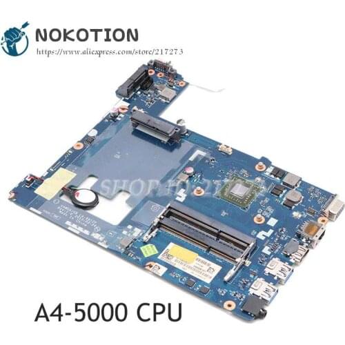 NOKOTION VAWGA GB LA-9912P Rev 1.0 Laptop Motherboard For Lenovo ideapad G505 15'' Main Board A4-5000 CPU DDR3