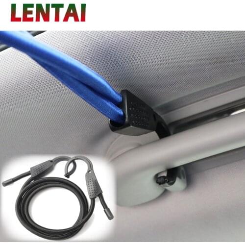 LENTAI 1PC Car Adjustable Tensioning Rope Indoor Clothesline For Ford Focus MK2 2 3 Fiesta Mondeo MK4 Kuga Fusion Ranger Toyota