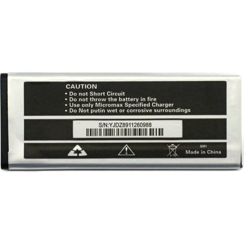 20pcs/lot Q301 1800mAh 3.7V Removable Battery For Micromax Q301 Cell Phone battery