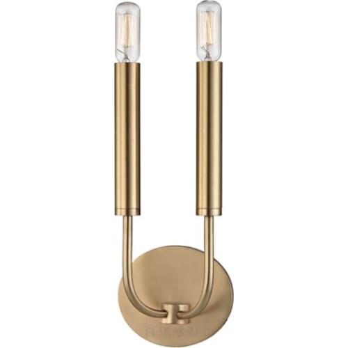Danish design modern gold wall lamp personality hallway stairs wall lamp bedroom