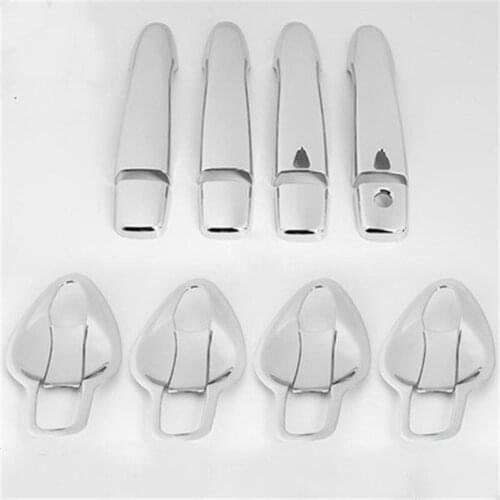 Car styling for nissan qashqai j11 2016-2021 ABS Chrome Door Handle Bowl Door handle Protective covering Cover Trim