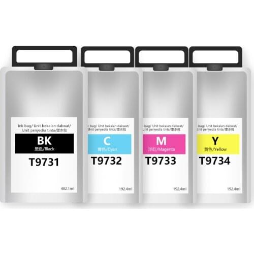 NEW 4color T9731 T9732 T9733 T9734 compatible pigment ink bag for Epson Workforce Pro WF-C869 C869R Series