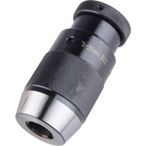 B22 5-20mm Keyless Drill Chuck Precision B22 Adaptor Lathe Self Tighten Light Duty Taper Drill Chuck For Power Tool