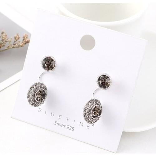 TONGKWOK Bohemia Exaggeration Dangle Earrings For Women Silk Thread Tassel Metal Long Chandelier Earrings #140471