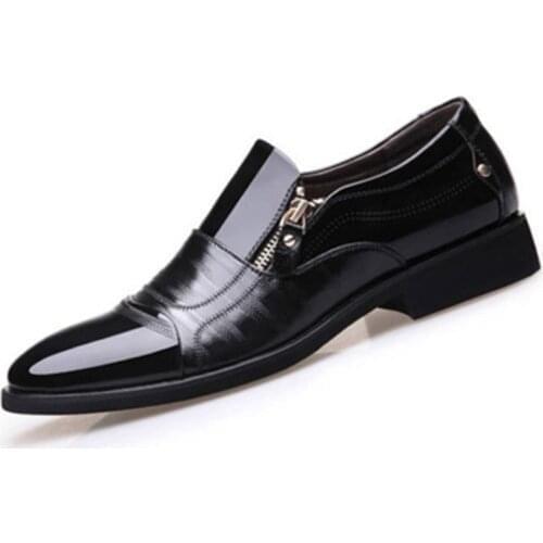 2021 New Classic Business Mens Dress Shoes Fashion Elegant Formal Wedding Shoes Men Slip On Office Oxford Outdoor