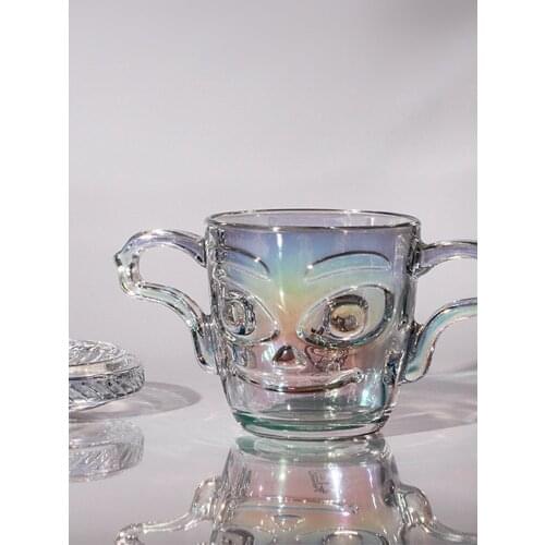 GY Cultural Creative Glass with Cover Spoon Boutique Gift Box Creative Gift Birthday Gift for Girls Men