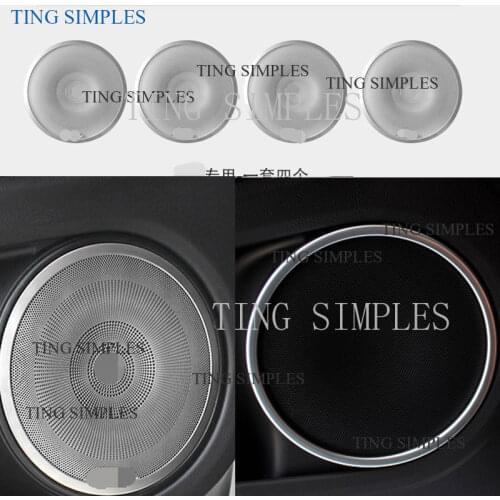 Exterior chrome door stereo cover speaker collar trim fit for honda vezel HR-V XRV 2014 2015 2026 2017 car styling accessories