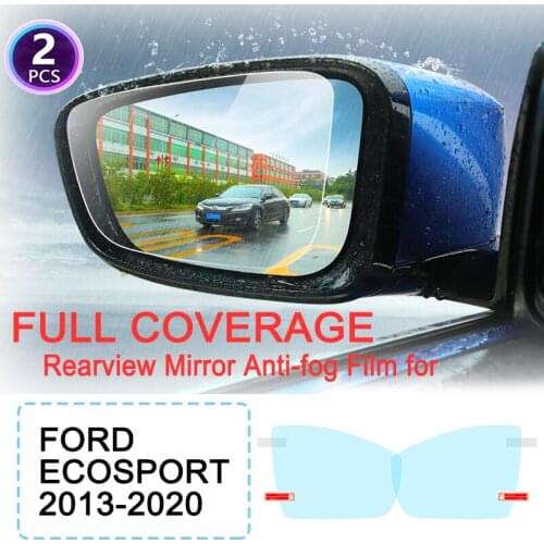 Full Cover Anti Fog Rainproof Film Rearview Mirror for Ford EcoSport MK2 2013~2020 Car Accessories 2013 2015 2017 2018 2019
